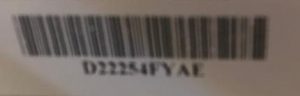 Check warranty 1 barcode